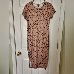 Alredine dalmatian print dress